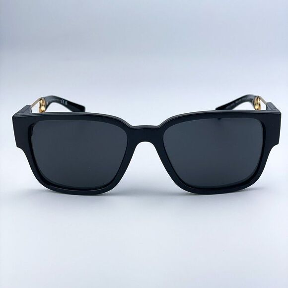 NEW Versace VE4412 GB1/87 Black Dark Grey Square Unisex Sunglasses - Picture 3 of 14
